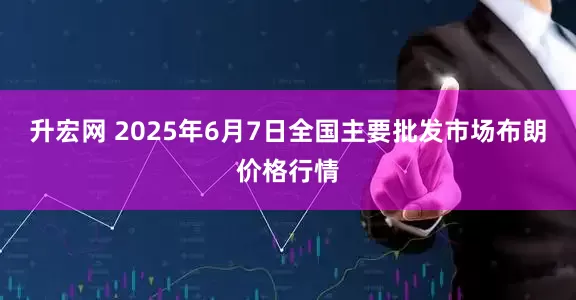 升宏网 2025年6月7日全国主要批发市场布朗价格行情
